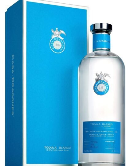 Casa Dragones – Blanco Tequila with Presentation Box – Pure Blue Agave Silver Tequila – 70cl