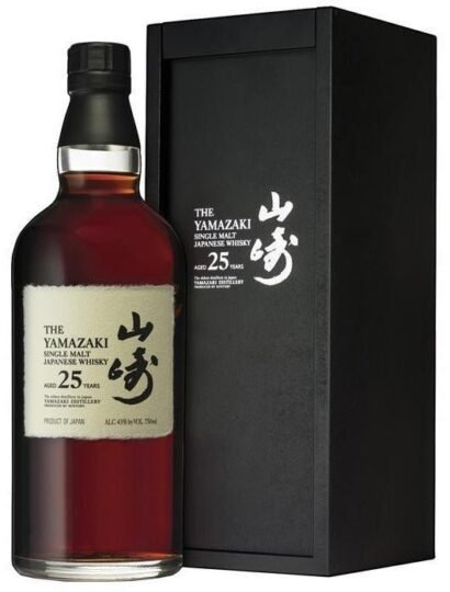 The Yamazaki 25 Year Old Single Malt Japanese Whisky