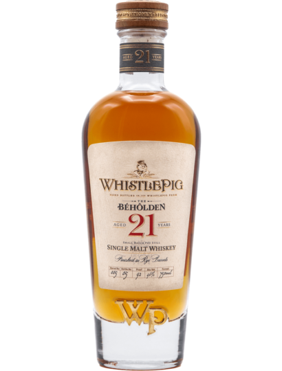 WhistlePig The Béhôlden 21 Year Single Malt Whiskey