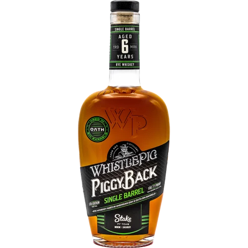 WhistlePig PiggyBack Rye: Stake F1® Team KICK Sauber Single Barrel 750mL - Image 3
