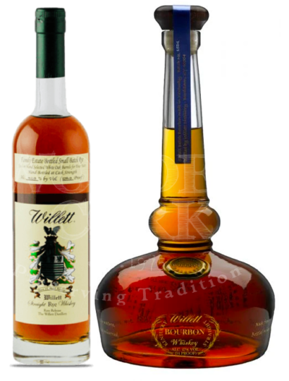 Willett Pot Still Reserve and Family Estate Rye 4 Year Set