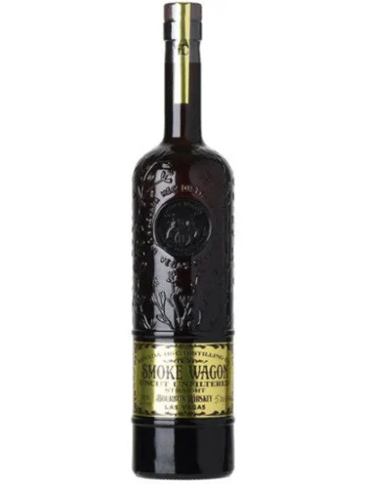 Smoke Wagon Uncut Unfiltered Straight Bourbon Whiskey