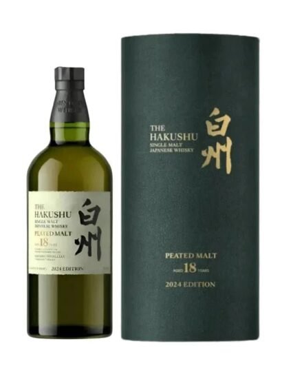 Hakushu 18 Year Old Peated Malt Japanese Whisky 2024 Edition 700mL