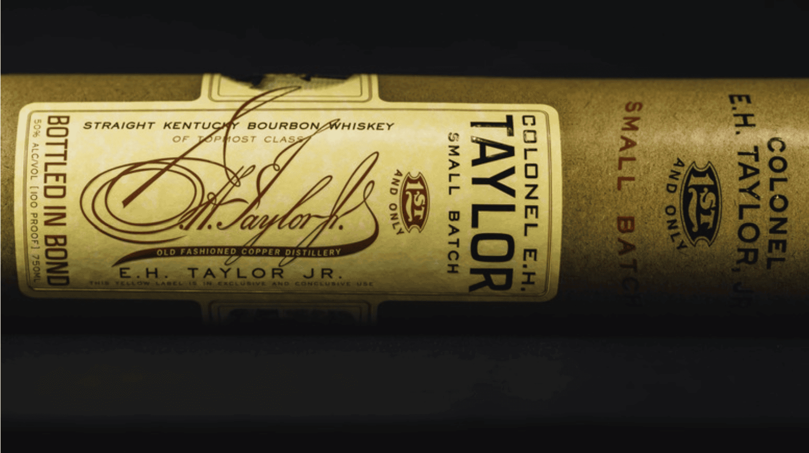 The Colonel E.H. Taylor Small batch bourbon packing
